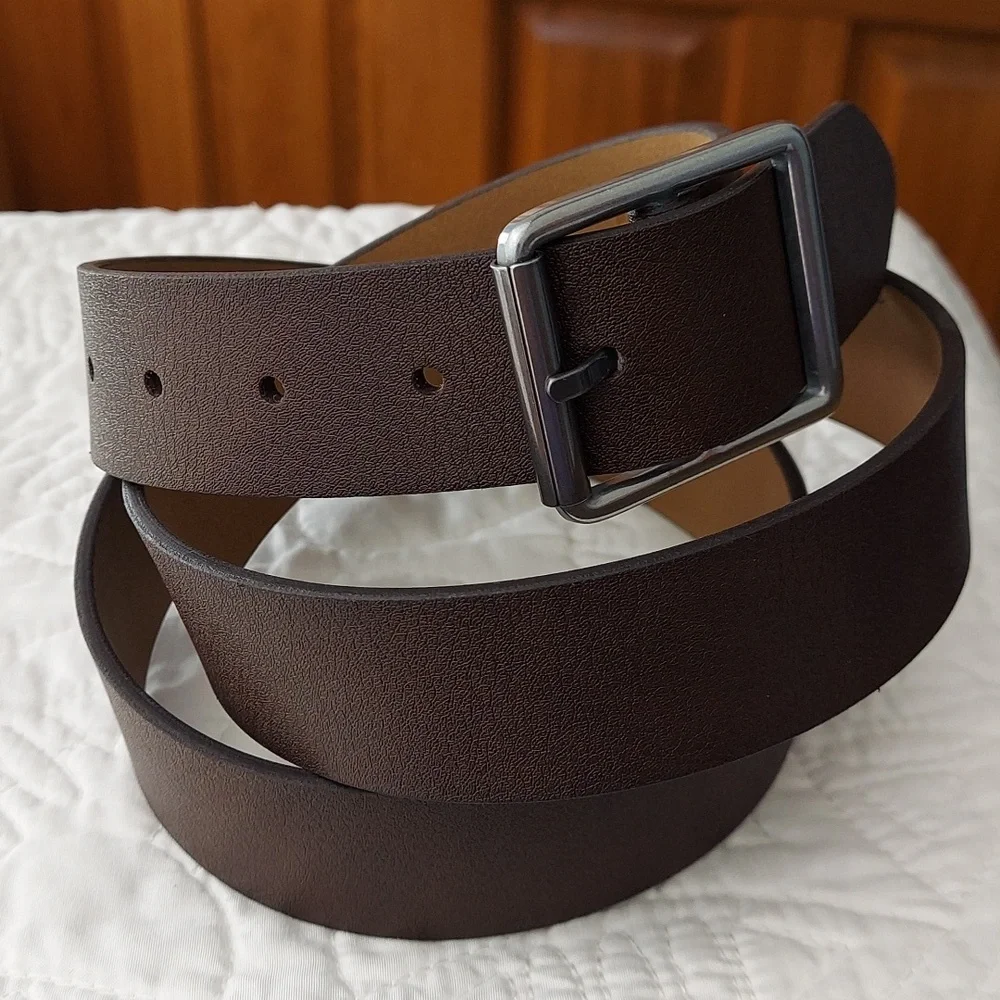* Goodfellow & Co Elegant Textured Brown Belt for Men, Size XL 42-46, Like New